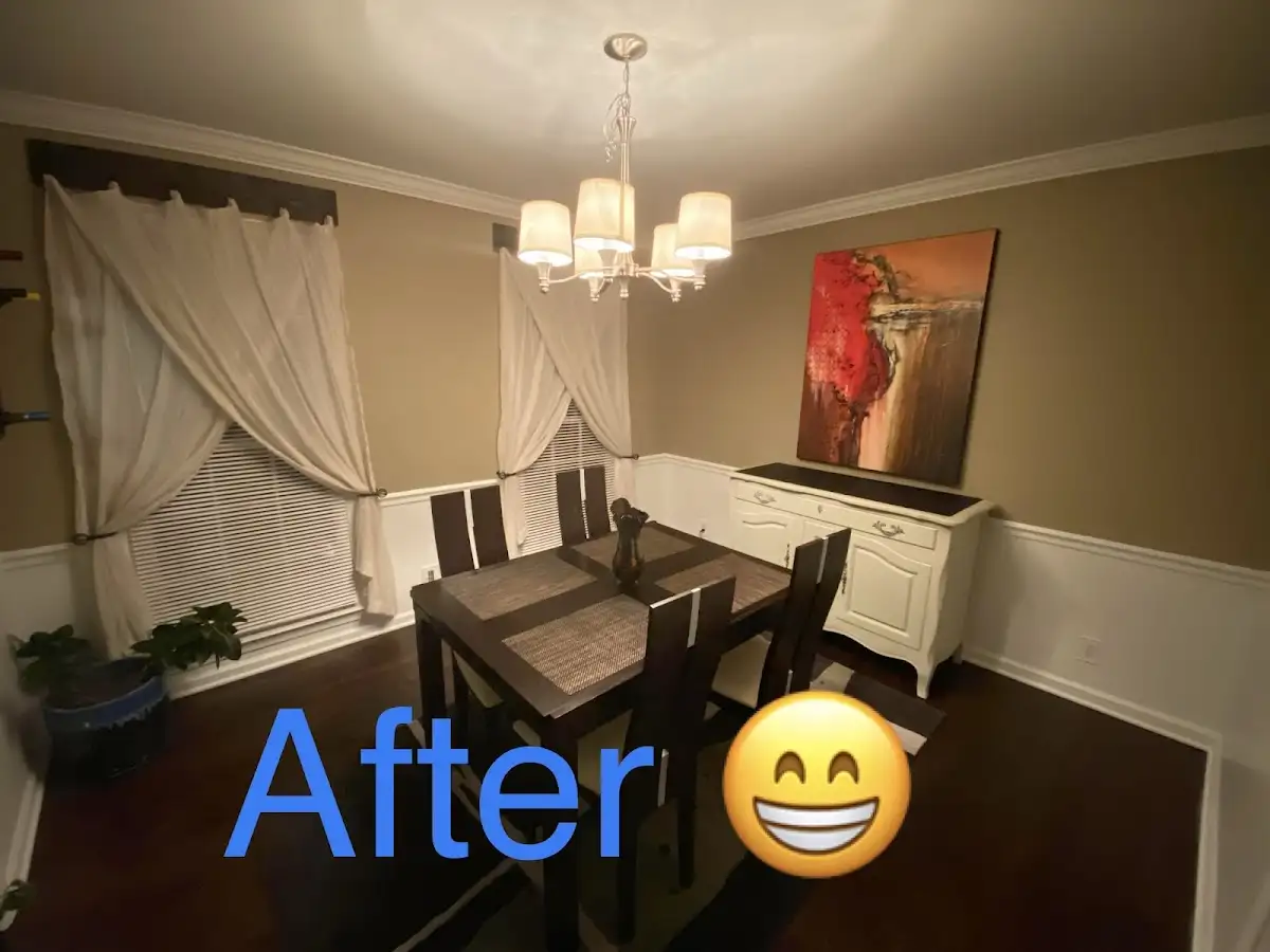 Professional dining room restoration after water damage in St. Robert